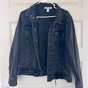Refugee Black Denim Jacket